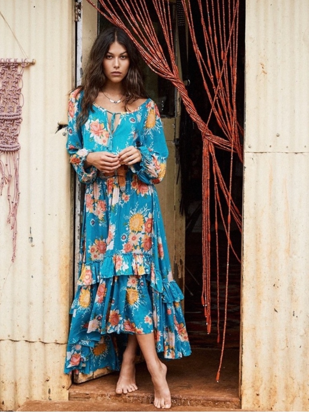 Vintage Spell Jagger Maxi dress π¦